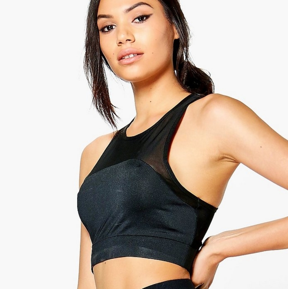 $5 if bundled; Boohoo mesh bra